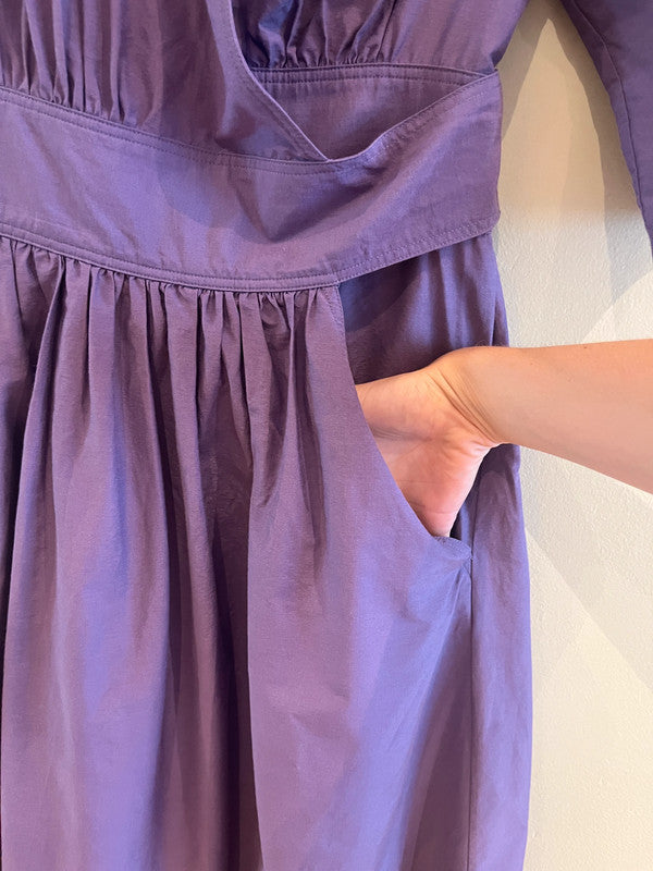 & Other Stories Voluminous Midi Wrap Dress - Size 10