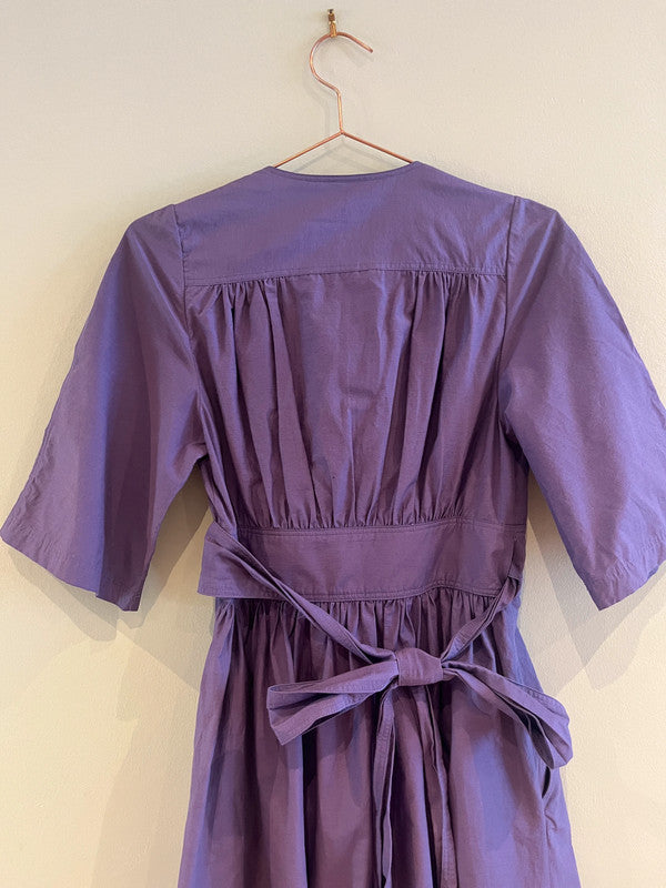 & Other Stories Voluminous Midi Wrap Dress - Size 10