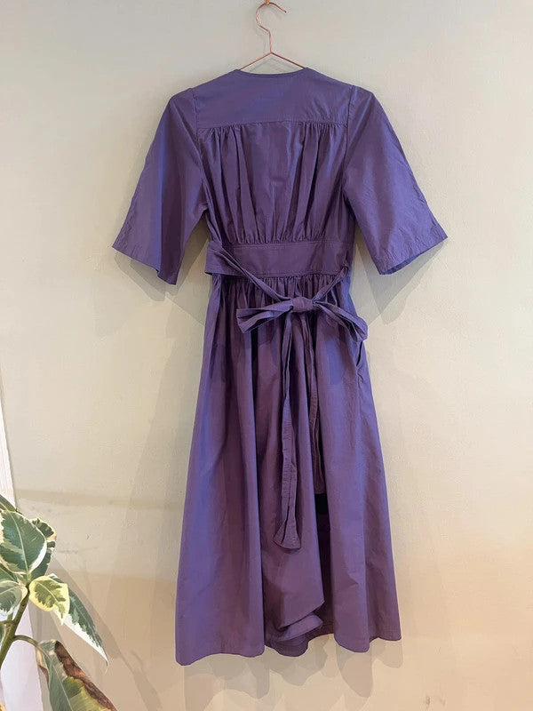 & Other Stories Voluminous Midi Wrap Dress - Size 10