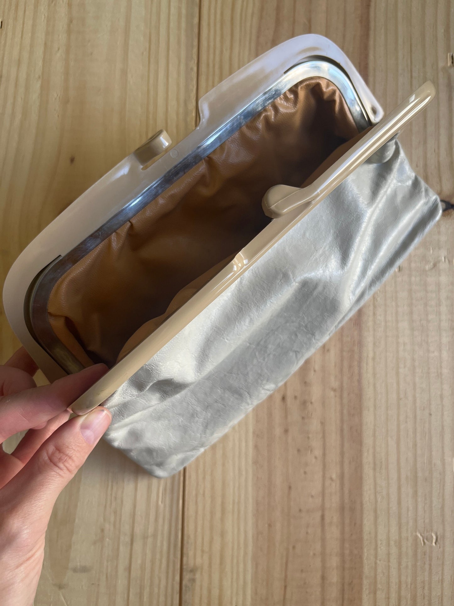 Vintage Leather Clutch Bag