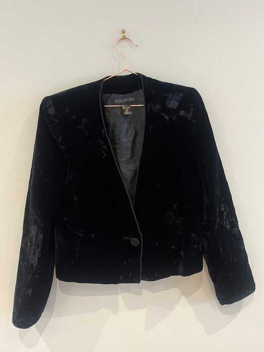 Vintage Velvet Jacket - Size S