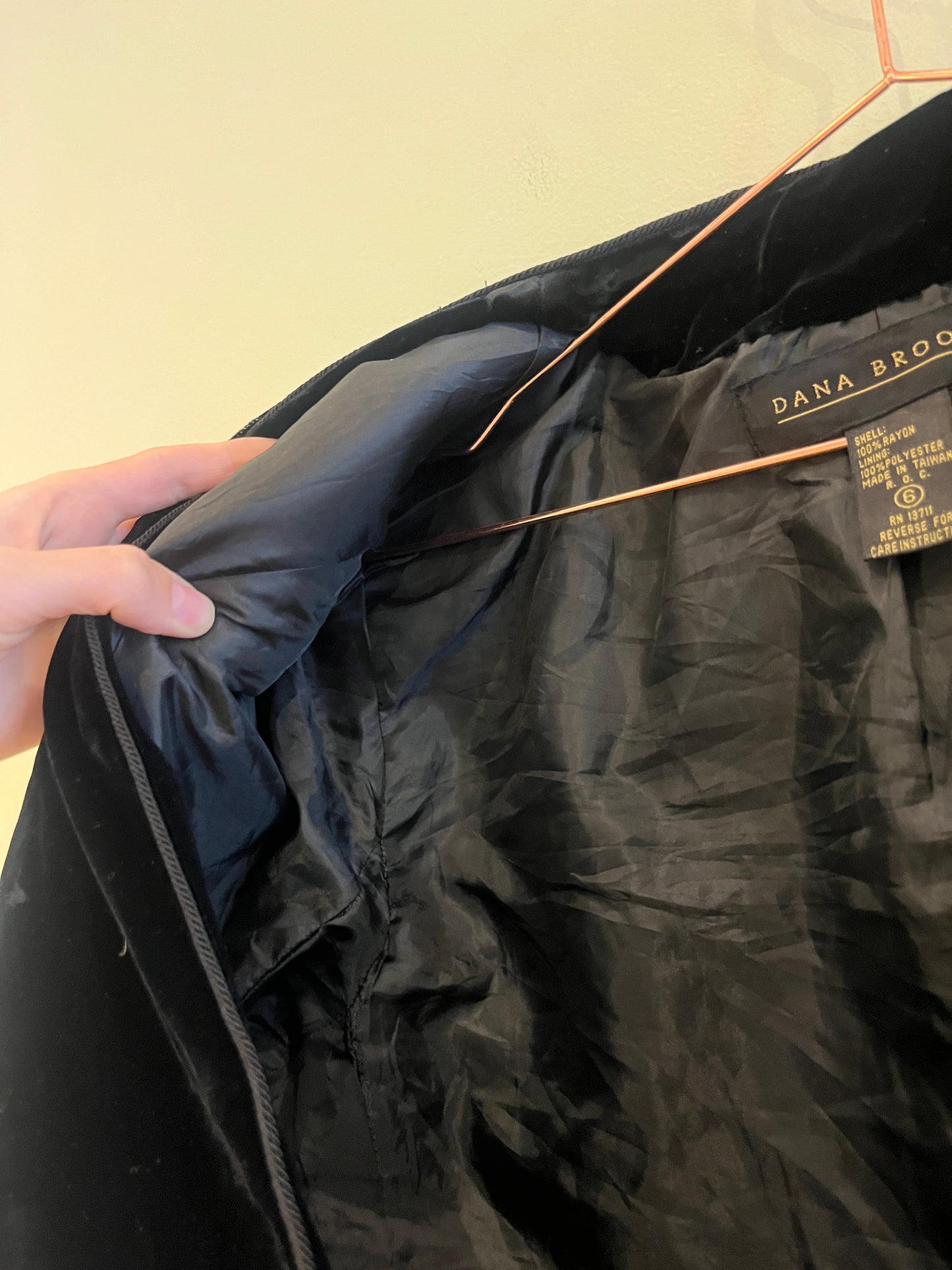 Vintage Velvet Jacket - Size S