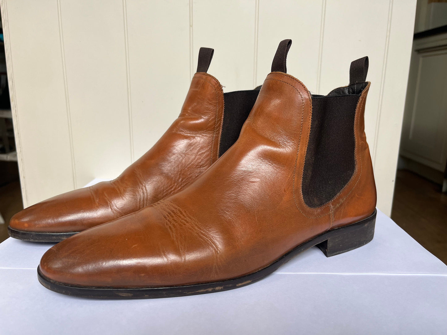 Dune Leather Boots - Size 11