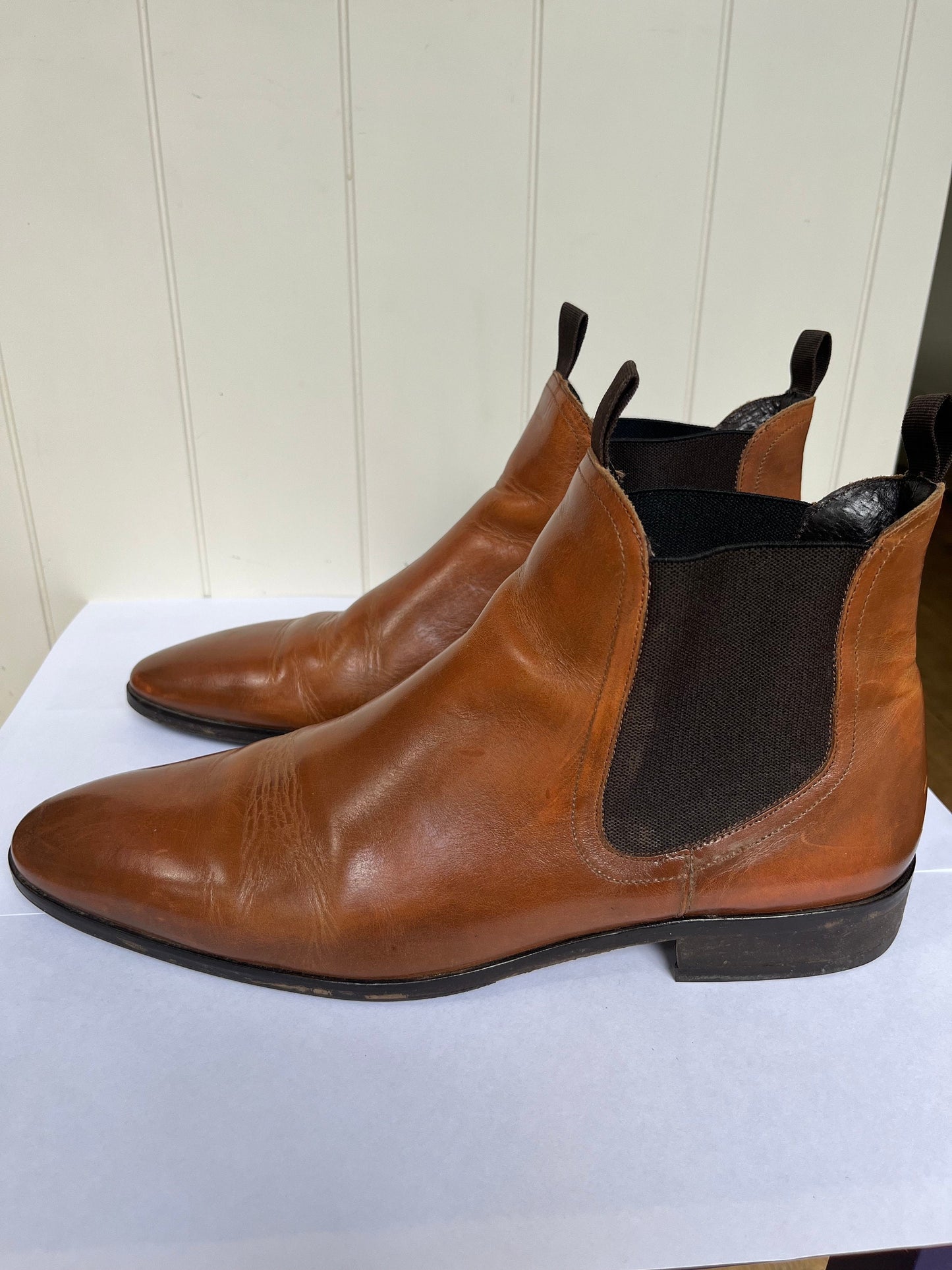 Dune Leather Boots - Size 11