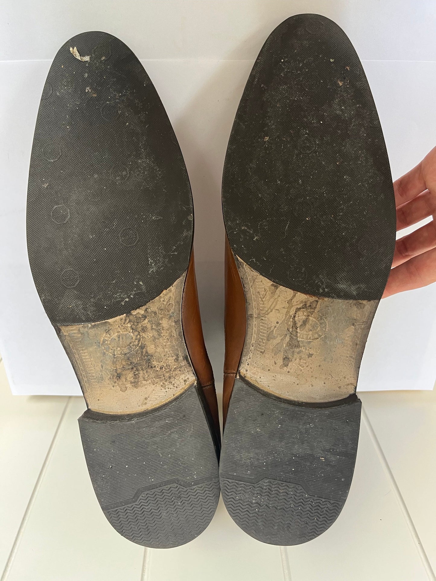Dune Leather Boots - Size 11