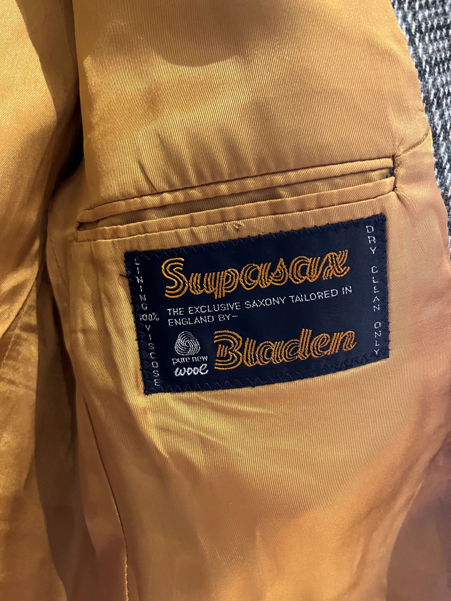 Vintage Supasax Bladen Tweed Jacket