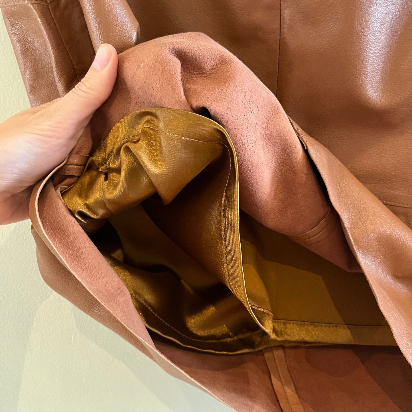 Olly London Leather Skirt - Size 10