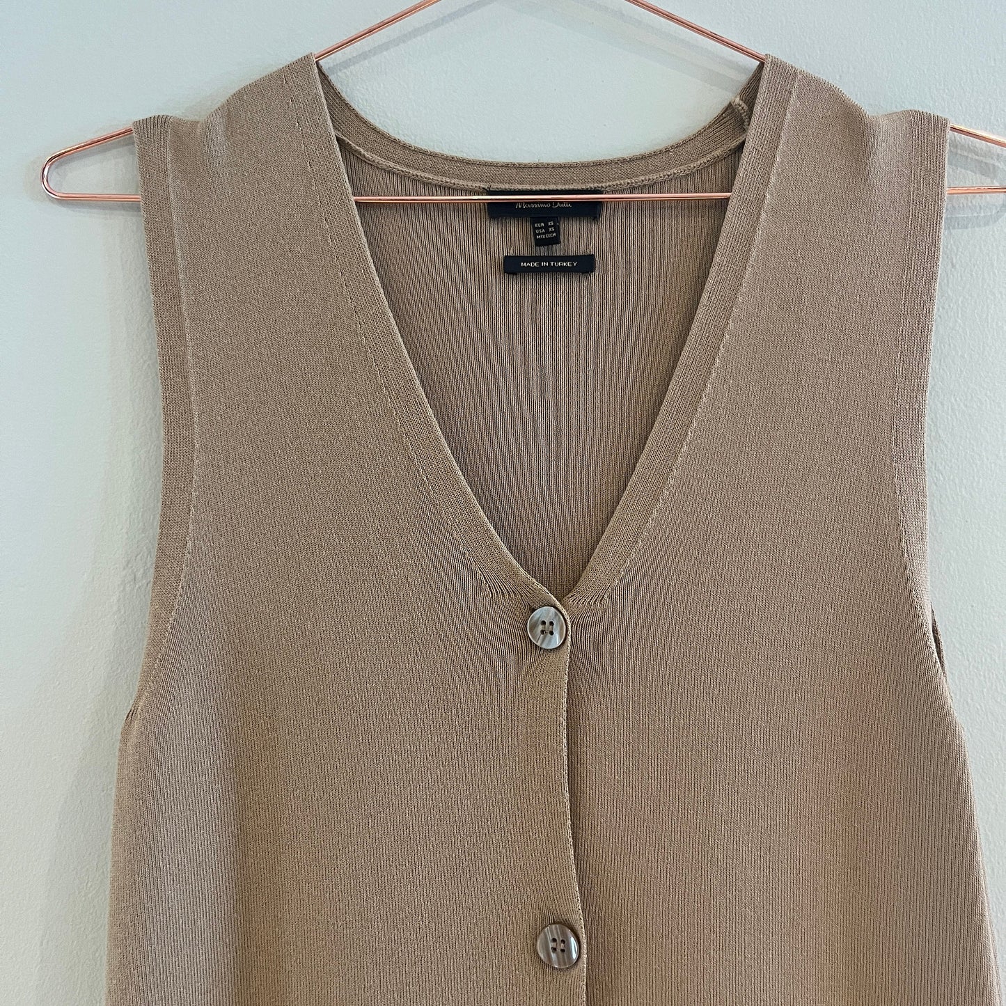 Massimo Dutto Sweater Vest - Size XS
